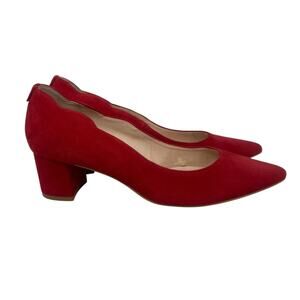 Kate Spade New York Red Suede Pumps-Women's 6.5